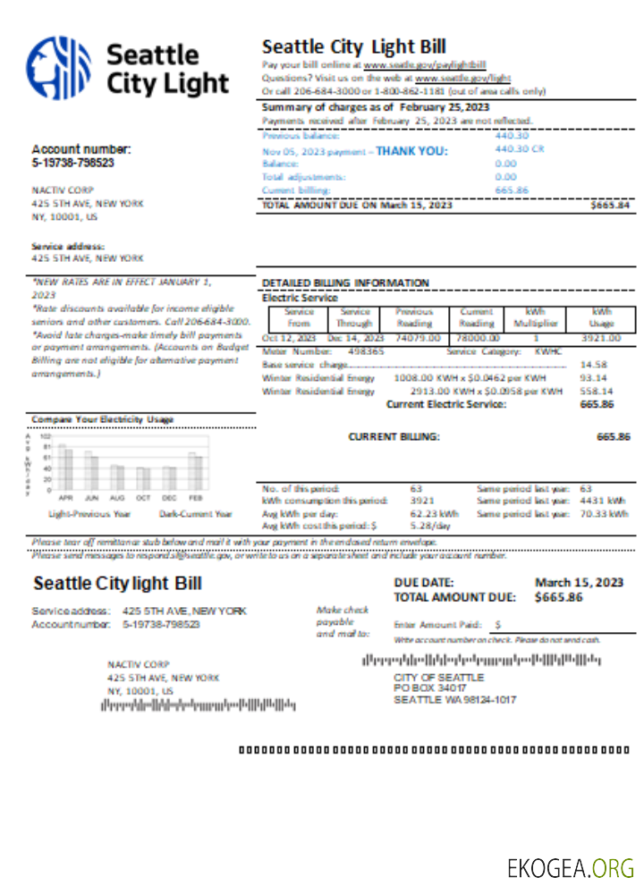 Projet de loi sur les services publics de Washington Seattle City Light, SCR